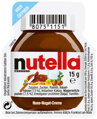 NUTELLA 15g lískooříškový krém (cena od 6Kč)