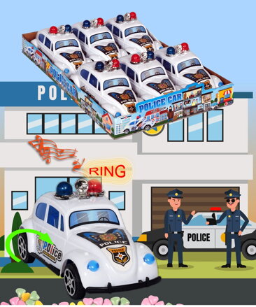 POLICE CAR 10 g hračka + cukrovinky (Balení:6ks 1ks=41Kč)