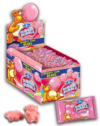 DUBBLE BUBBLE BEARS 4,5g ovocné žvýkačky (Balení:150ks 1ks od 0,04eur)