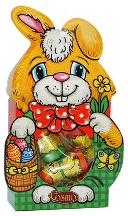 VELIKONOČNÍ ZAJÍC 90g mix čokoládových figurek