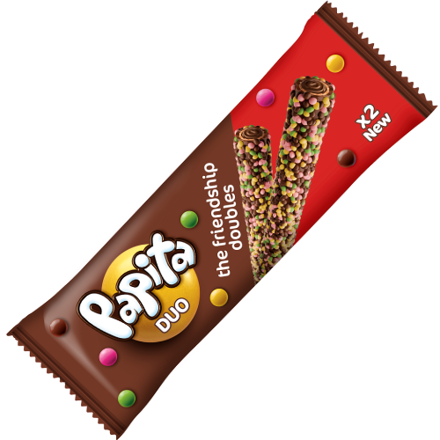PAPITA DUO 23g tyčinka s bonbóny
