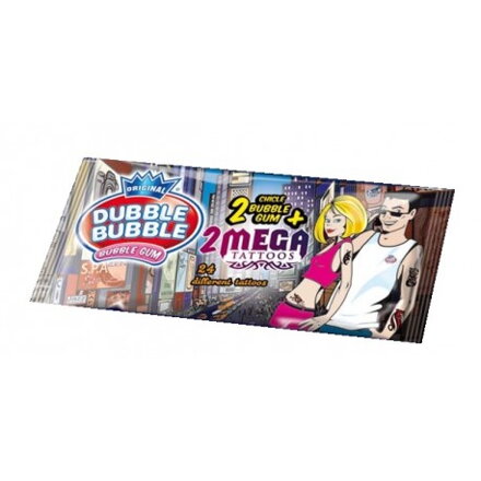 MEGA TATTOOS 8g žvýkačka s tetovačkou