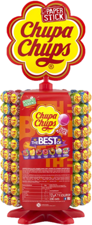 CHUPA CHUPS KOLOTOČ 12g ovocná lízátka (Balení:200ks 1ks od 3,40Kč)