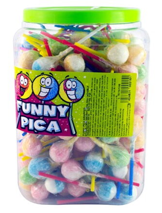 FUNNY PICA 10g kyselé lízátko (balení: 200ks 1ks od 1,55Kč)