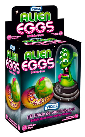 VIDAL ALIEN EGGS 5g žvýkačky (Balení:200ks 1ks od 1,90Kč)