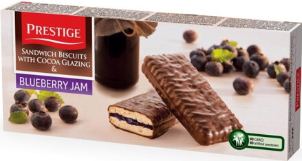 SANDWICH CHOCO 178g borůvkové sušenky