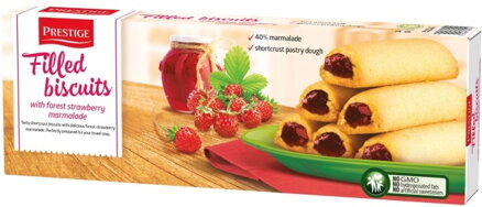 BISCUITS STRUDLS 134g s jahodovou náplní