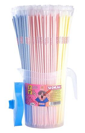 SIDRAL SLÁMKA 13 g s ovocným práškem (Balení:160ks 1ks od 2,80Kč)