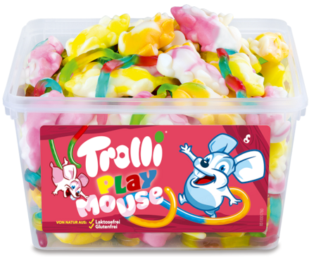 TROLLI MYŠ 16g želé (Balenie:75ks 1ks od 2,90Kč)
