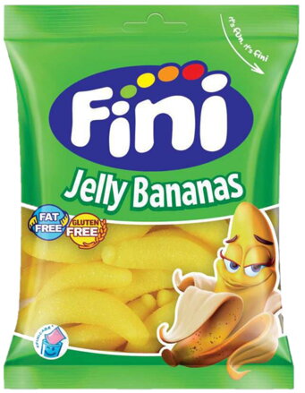 JELLY BANANAS 75g banánové želé bonbóny