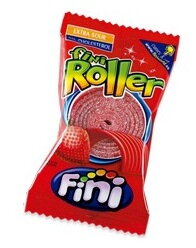 FINI ROLLER 20g jahodový kyselý pásek