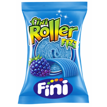 FINI ROLLER 20g malinový kyselý pásek