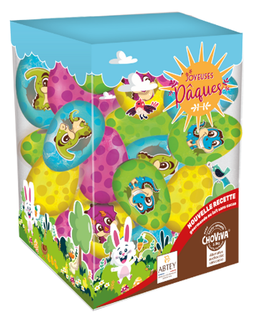 ABTEY DINO 12,5g čokoládové vajíčka (Balenie:50ks 1ks=6Kč)