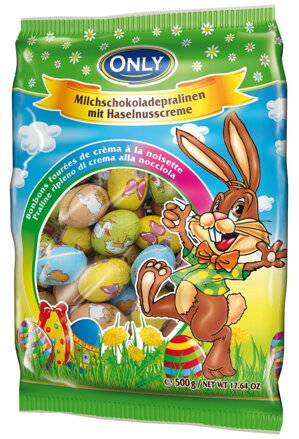 ONLY VAJÍČKA 500g s lískooříškovým krémem (velká)