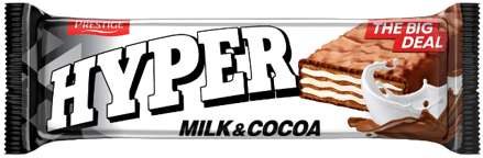 HYPER BLACK 50g čokoládovo/mléčná oplatka