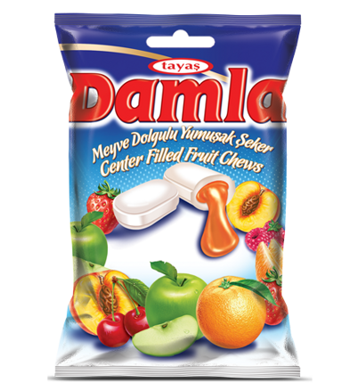 DAMLA FRUIT MIX 90g ovocné bonbóny