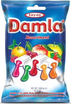 DAMLA FRUIT MIX 900g ovocné bonbóny