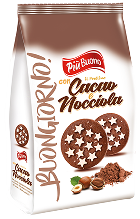 PIU BUONO BUONGIORNO! 300g lískooříškové keksy