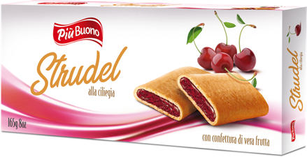 PIU BUONO STRUDEL 165g višňová náplň