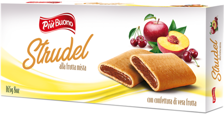 PIU BUONO STRUDEL 165g ovocná náplň