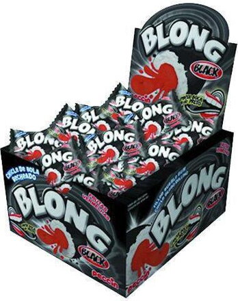 BLONG BLACK 4g barvicí žvýkačky (Balení:40ks 1ks od 1,50Kč)