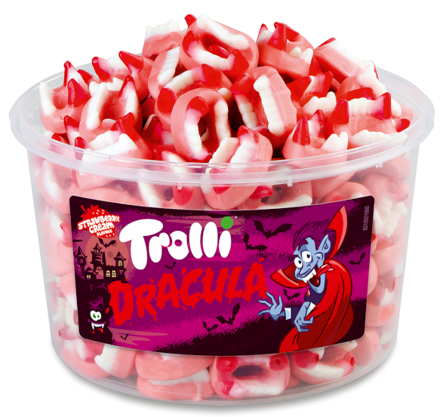TROLLI DRACULA 8g želé (Balenie 150ks 1ks od 1,50Kč)