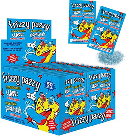 FIZZY PAZZY 7g práskací prášek (Balenie:50ks 1ks=3,50Kč) (exp.12/2025)
