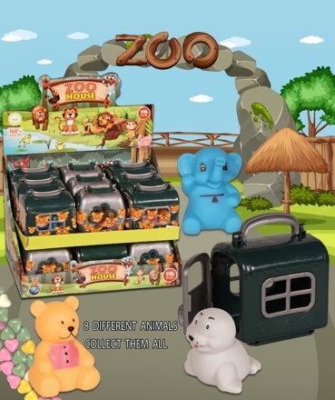 ZOO HOUSE 10g hračka + bonbóny (Balení:18ks 1ks=23,50Kč)