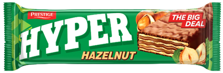HYPER HAZELNUT 50g lískooříšková oplatka