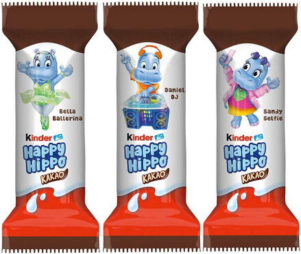 HAPPY HIPPO COCOA 20,7g kakaová cukrovinka
