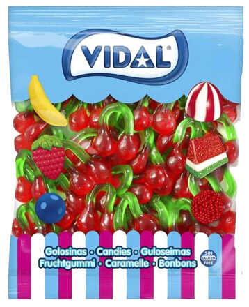 VIDAL ČEŠNĚ VELKÉ 1kg želé bonbóny