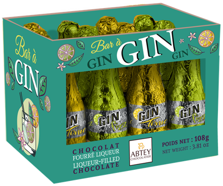 ABTEY GIN 108g likérové lahvičky