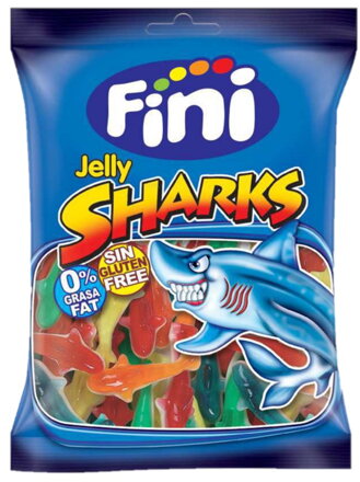 JELLY SHARKS 75g ovocné želé bonbóny