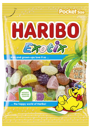 HARIBO EXOTIC 100g želé bonbóny