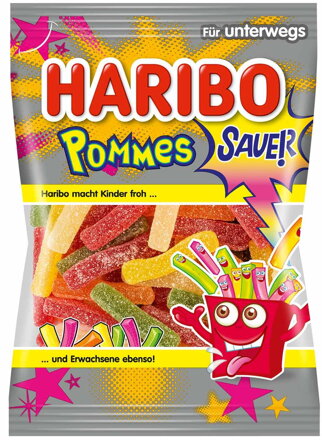 HARIBO POMMES FIZZ 100g želé bonbóny