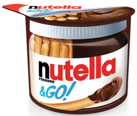 NUTELLA & GO 52g snack s lískooříškovým krémem 