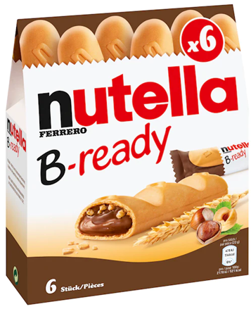 NUTELLA B-READY 132g snack s lískooříškovým krémem 