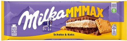 MILKA MMMAX CHOCO KEKS 300g mléčná čokoláda