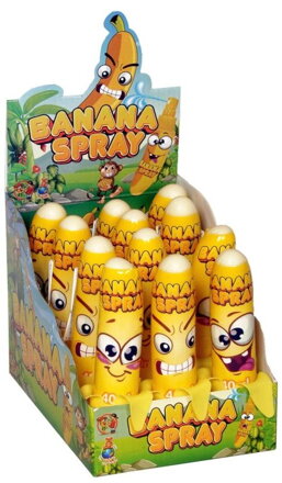 BANANA SPRAY BIG 40ml jedlý spray (Balení:12ks 1ks=21,50Kč)