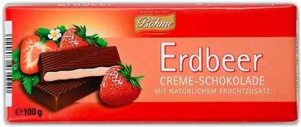 BÖHME JAHODA 100g mléčná čokoláda