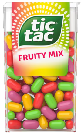 TIC TAC FRUITY MIX 18g ovocné bonbóny