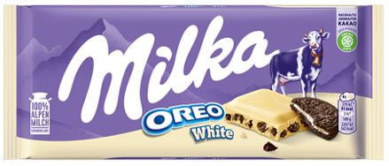 MILKA OREO WHITE 100g bílá čokoláda