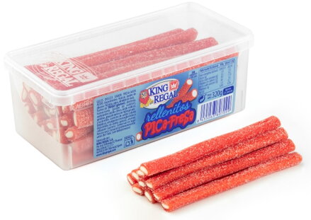 KING REGAL BOX 320g kyselé jahodové pendreky (cca.25kusů)