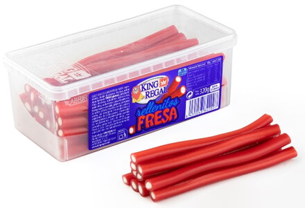 KING REGAL BOX 320g sladké jahodové pendreky (cca.25kusů)