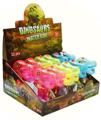 DINOSAURUS WATERGUN 10g vodní pistole+bonbóny (Balení:12ks 1ks=31,50Kč)