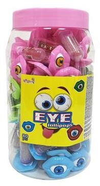 EYE LOLLIPOPS 4,5g lízátko s hračkou (Balení:80ks 1ks od 5,10Kč)