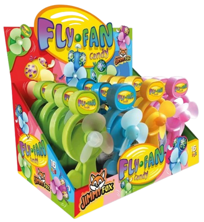 FLY FUN 5g ventilátor s bonbóny (Balení:12ks 1ks=16,90Kč)