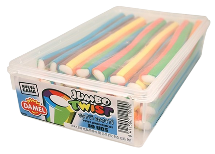 DAMEL JUMBO 55g multicolour sladké (Balení:30ks 1ks od 10,60Kč)