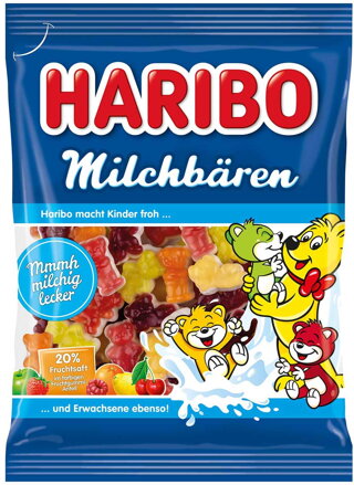HARIBO MILCHBÄREN 160g želé bonbóny 