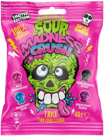 SOUR MADNESS RED 60g superkyselé bonbóny
